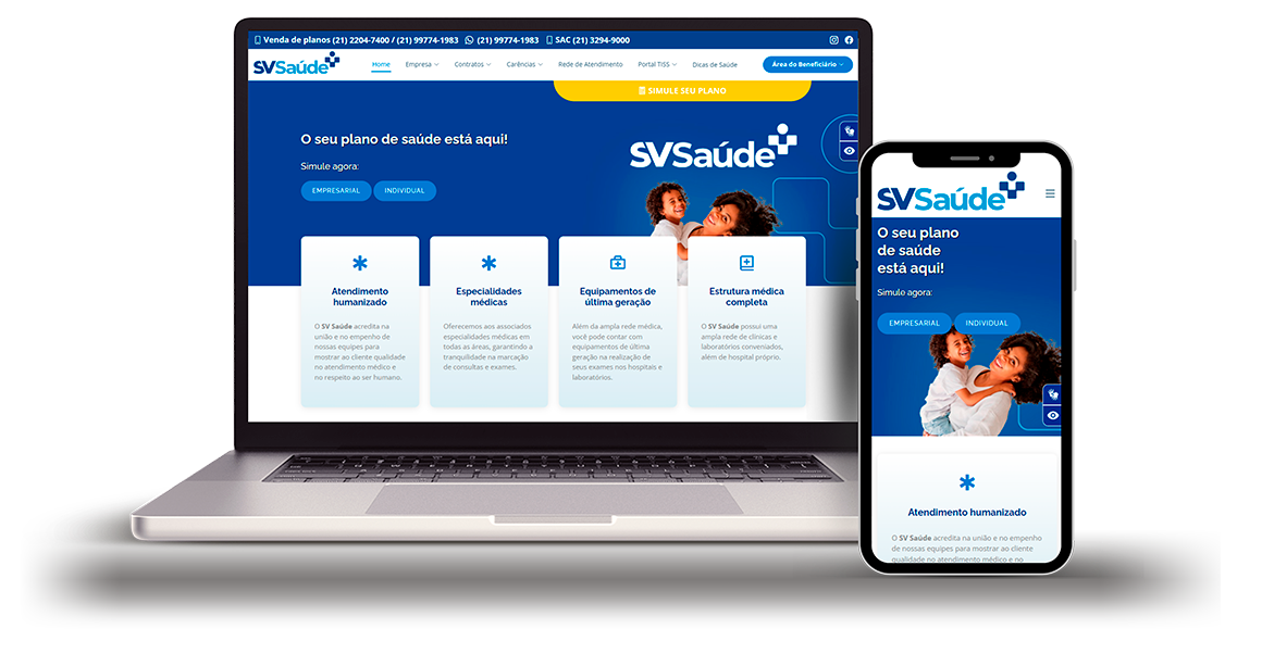 Site SV Saúde